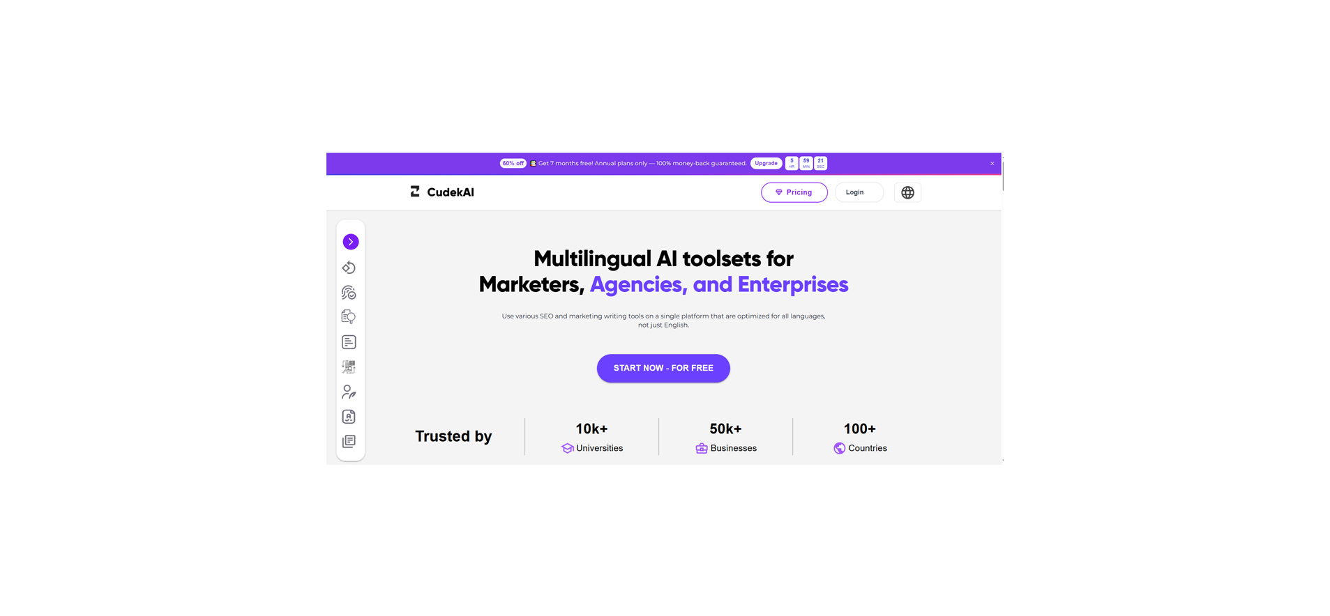 CudekAi screenshot and logo